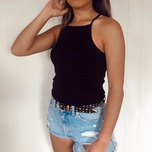 Abercrombie & Fitch Black Halter Top